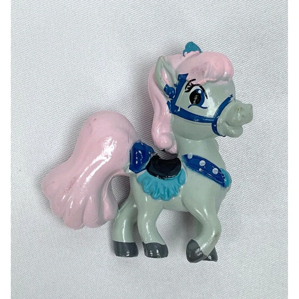 Disney Palace Pets Mini Figures Small Horses Blue Pink Yellow Rapunzel‎ Pony